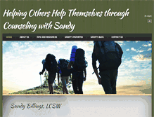 Tablet Screenshot of counselingwithsandy.com